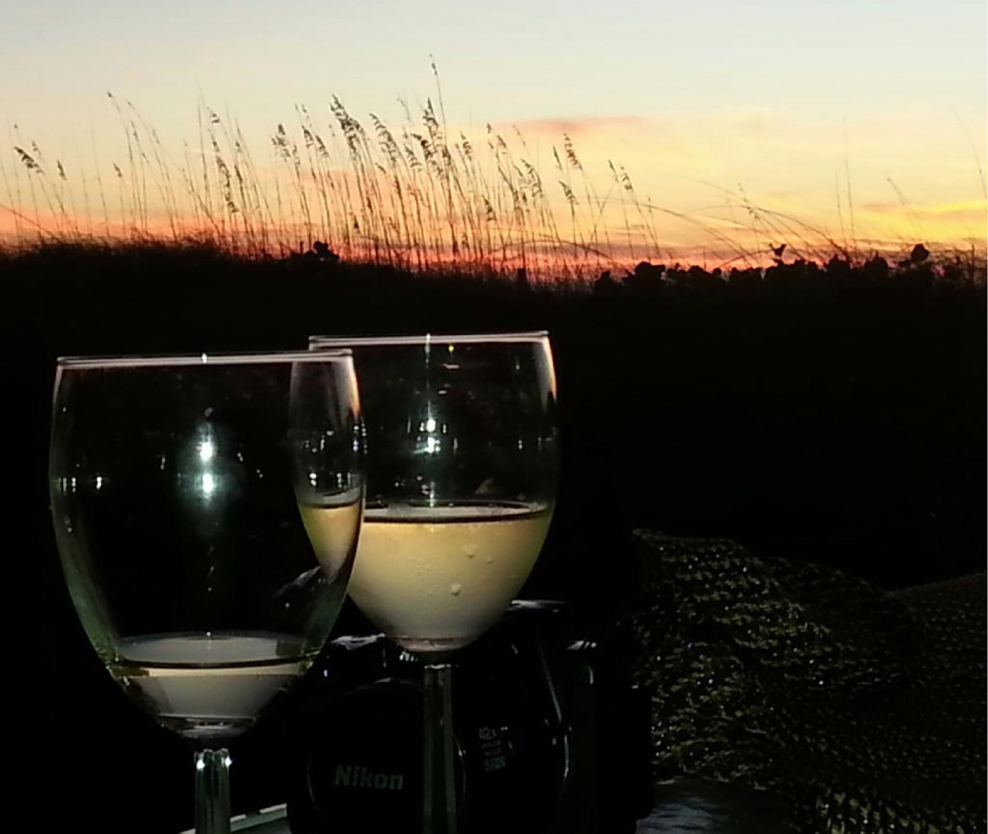 Sunset with Wine