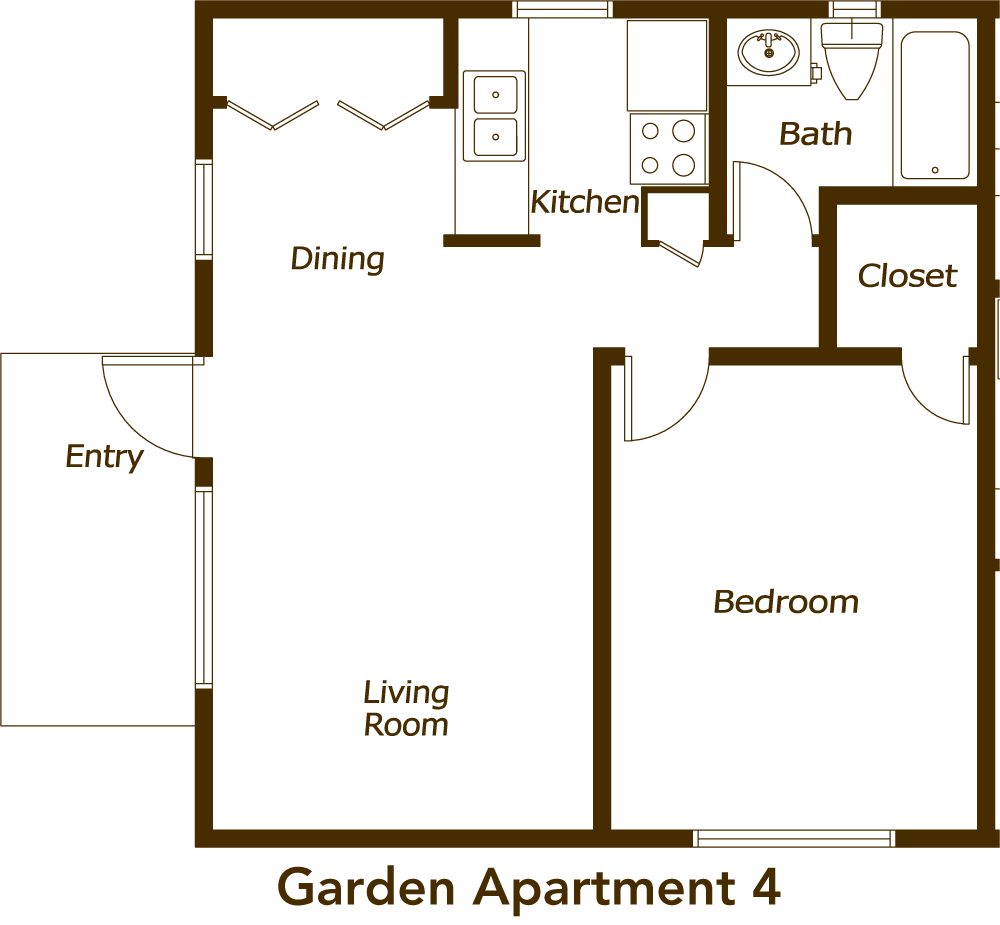 Garden Apartment 4 Bamboo Apartments